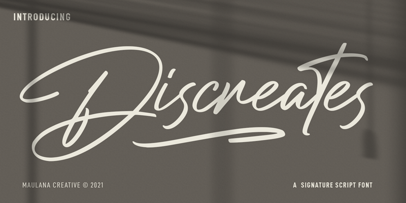 Discreates Font