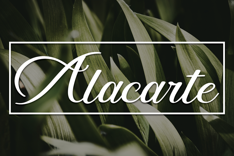Alacarte Font