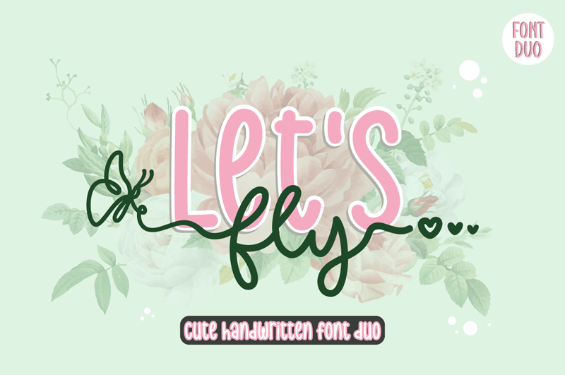 Lets Fly Script Font