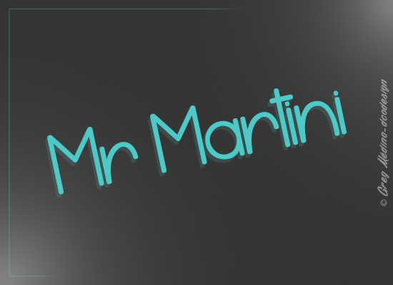 Mr Martini Font