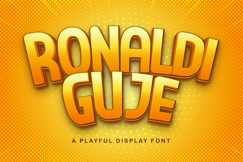 Ronaldi Guje Font