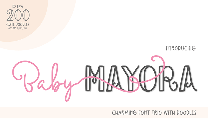 Baby Mayora Script Font