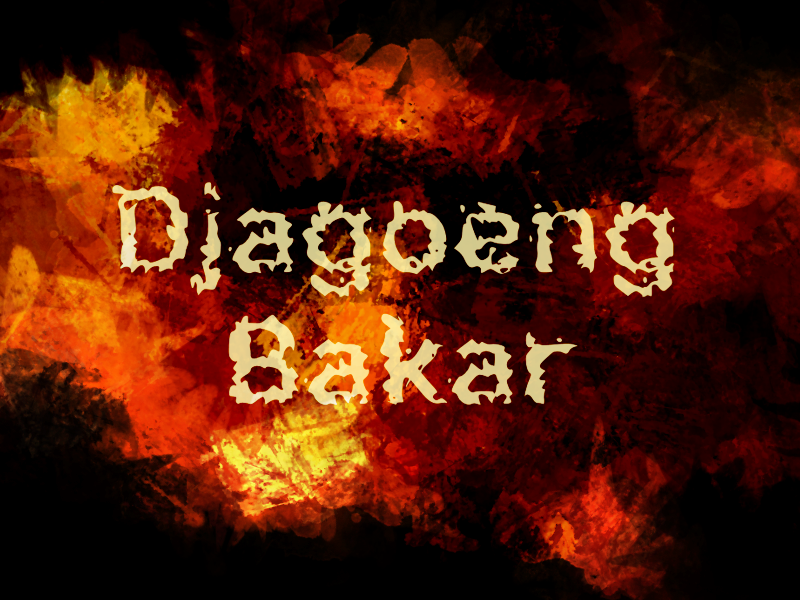 d Djagoeng Bakar Font