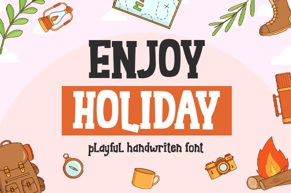 Enjoy Holiday Font