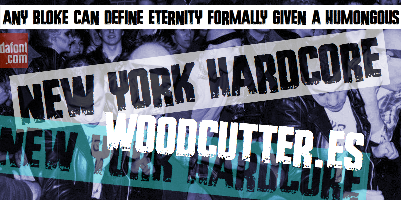 New York Hardcore Font