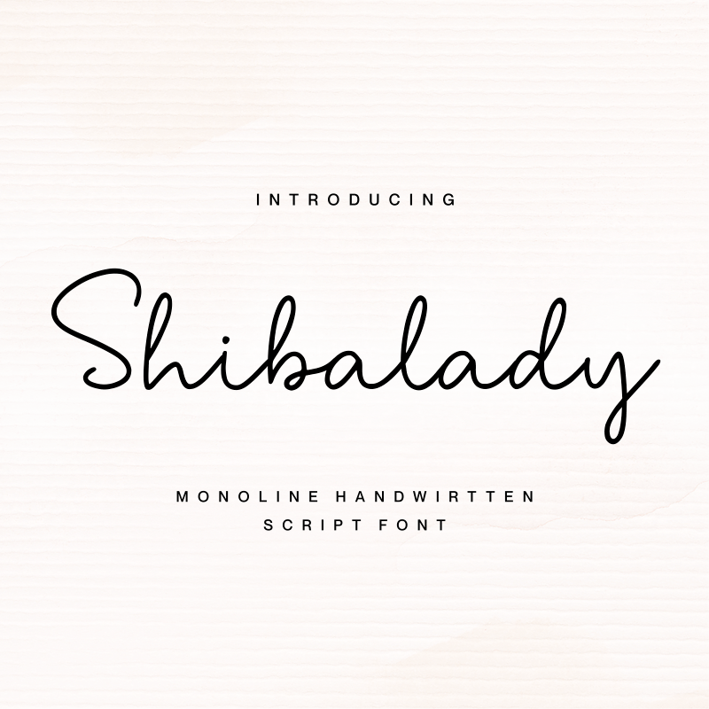 Shibalady Font