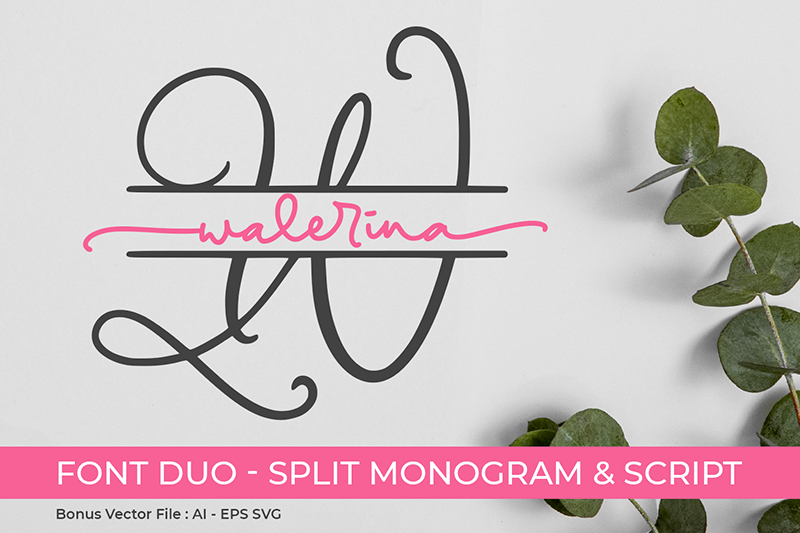 Walerina Monogram Font