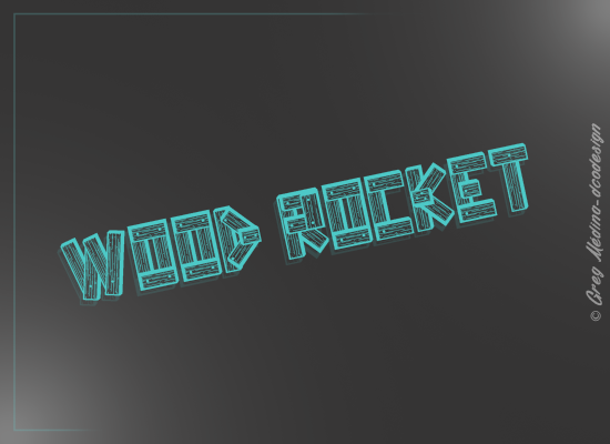 Wood Rocket Font