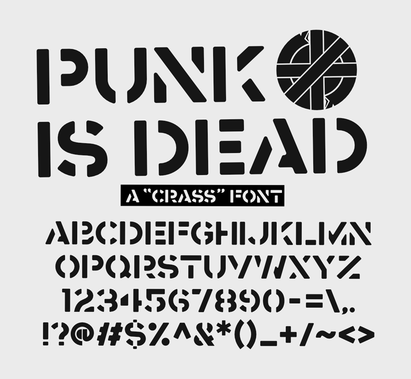 FW Punk Is Dead Font