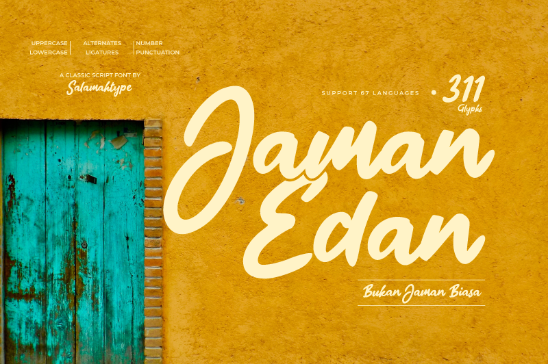 Jaman Edan Font