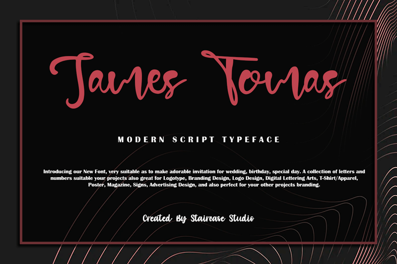 James Tomas Font