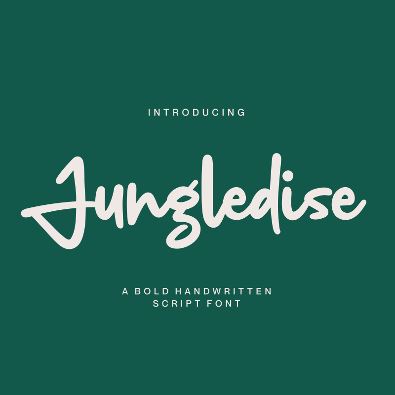 Jungledise Font