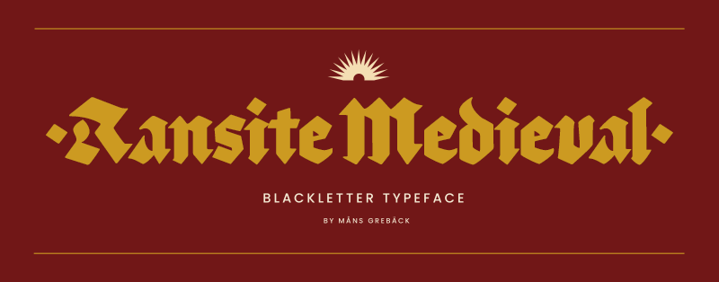 Ransite Medieval Font