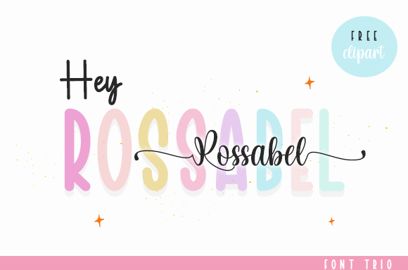 Rossabel Monoline Font
