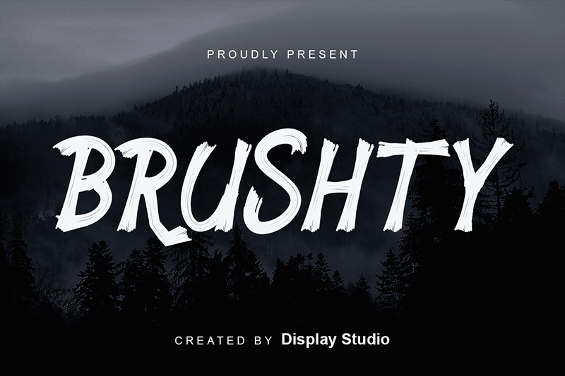 Brushty Font