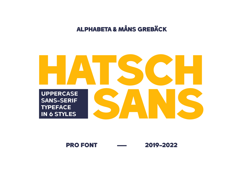 Hatsch Sans Font