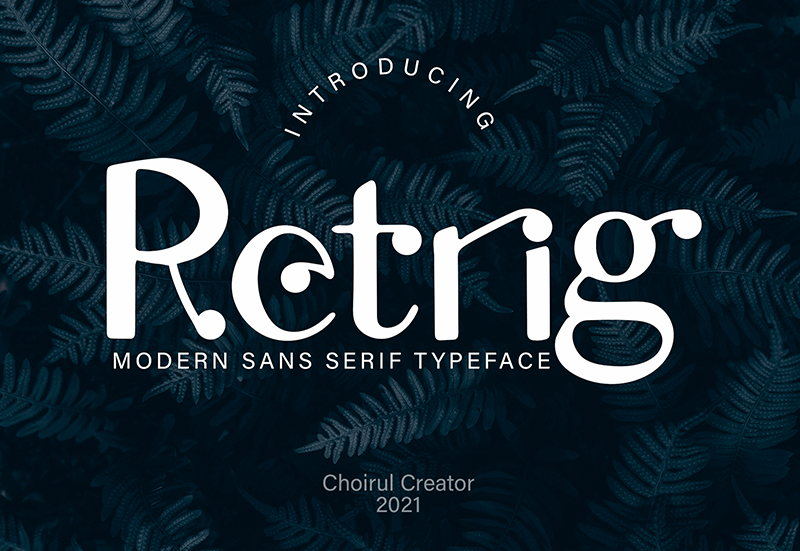 Retrig Font