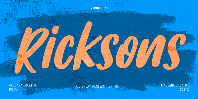 Ricksons Font