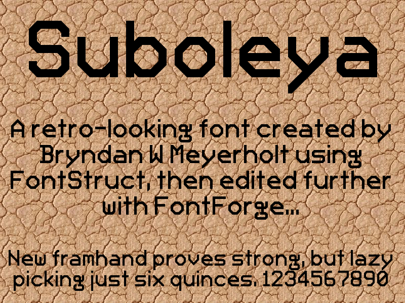 Suboleya Font