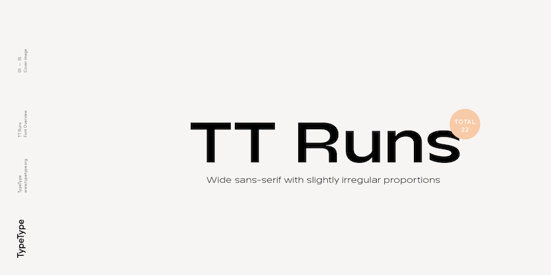 TT Runs Font