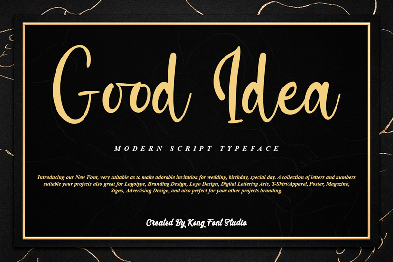 Good Idea Font