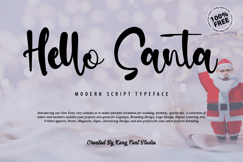 Hello Santa Font