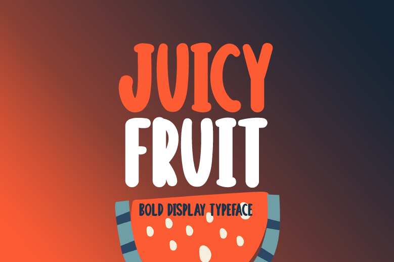 Juicy Fruit Font