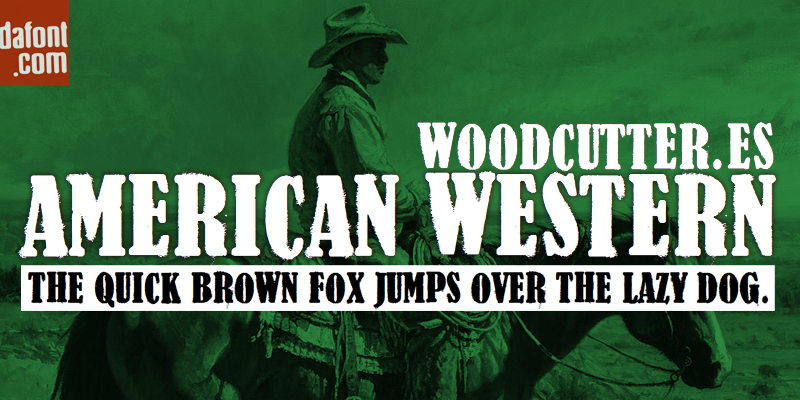 American Western Font