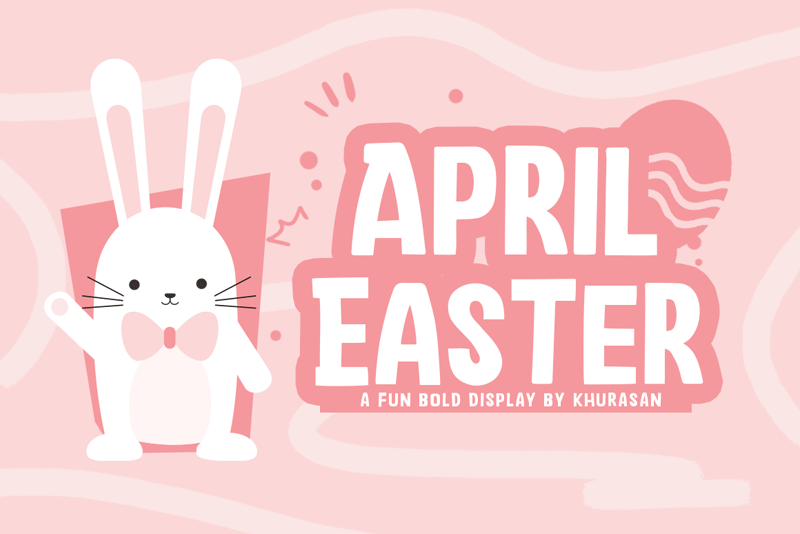 April Easter Font