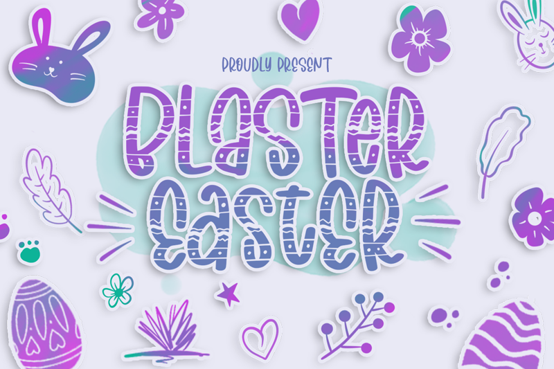 Blaster Easter Ornament Font