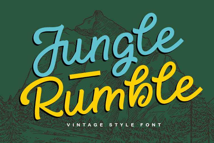 Jungle Rumble Font