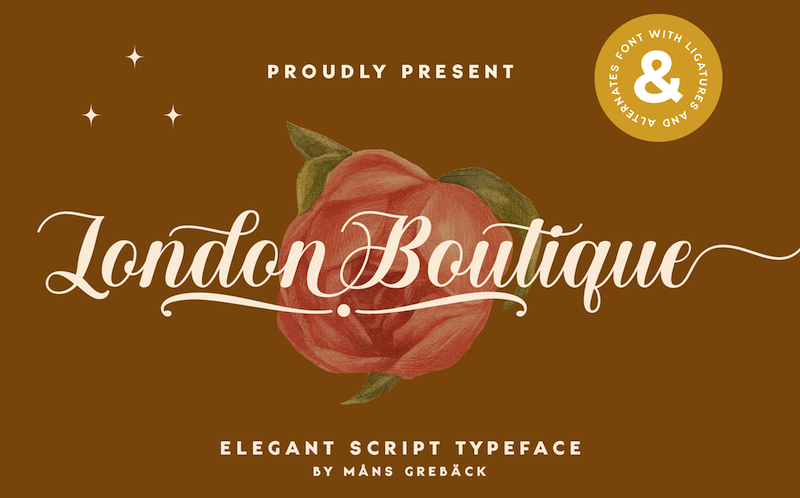 London Boutique Font