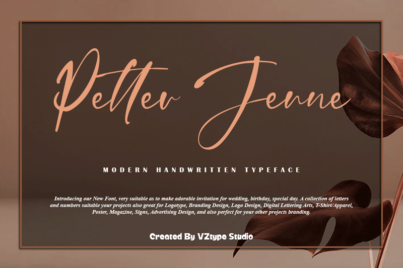 Petter Jenne Font