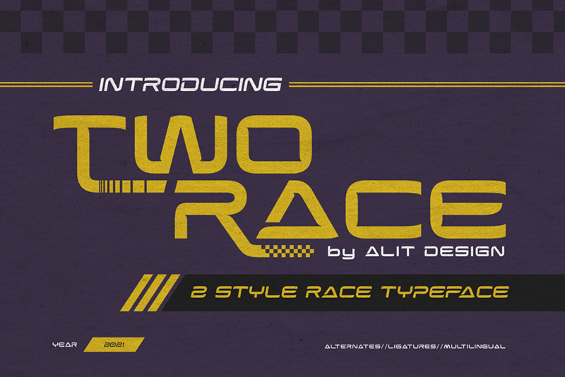 Two Race Font