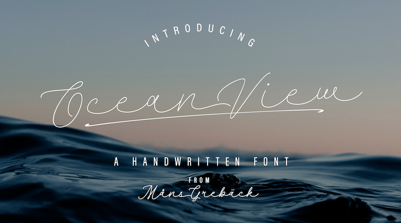 Ocean View Font