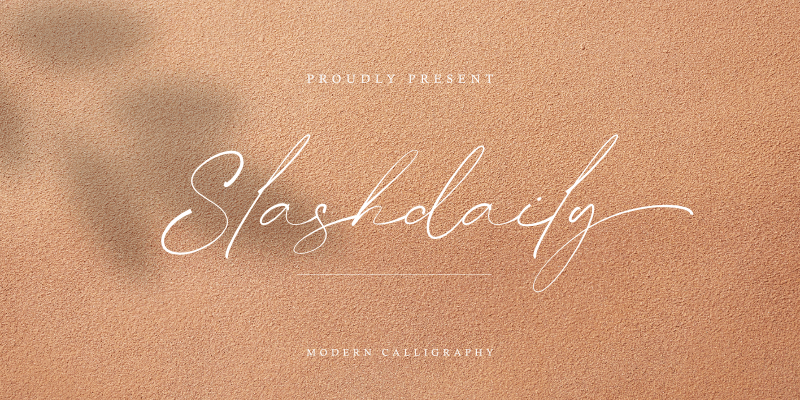 Slashdaily Font