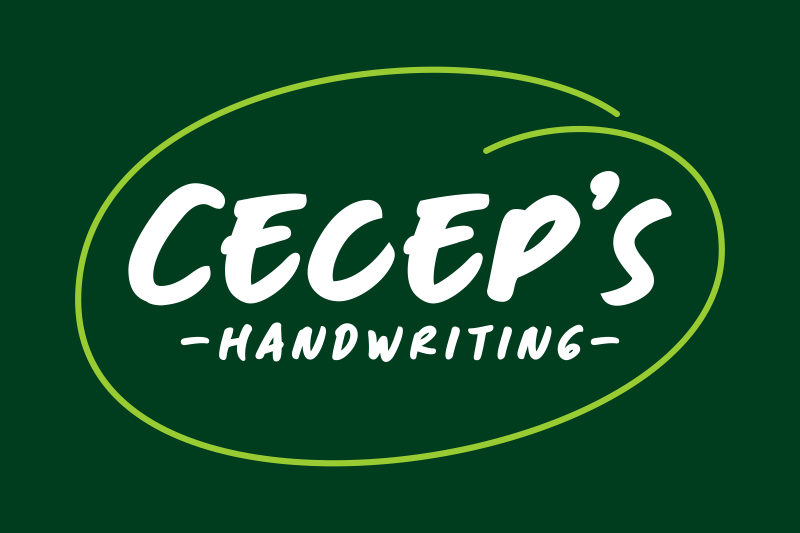 Cecep's Handwriting Font