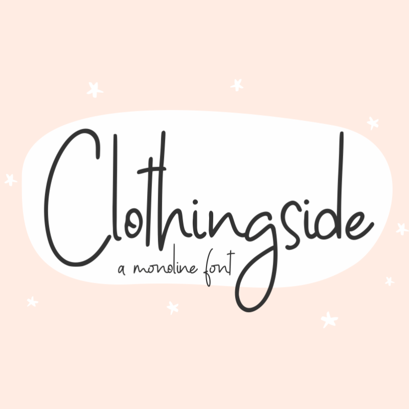 Clothingside Font