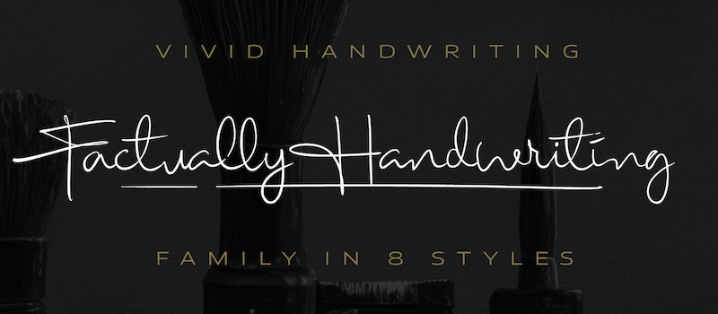 Factually Handwriting Font