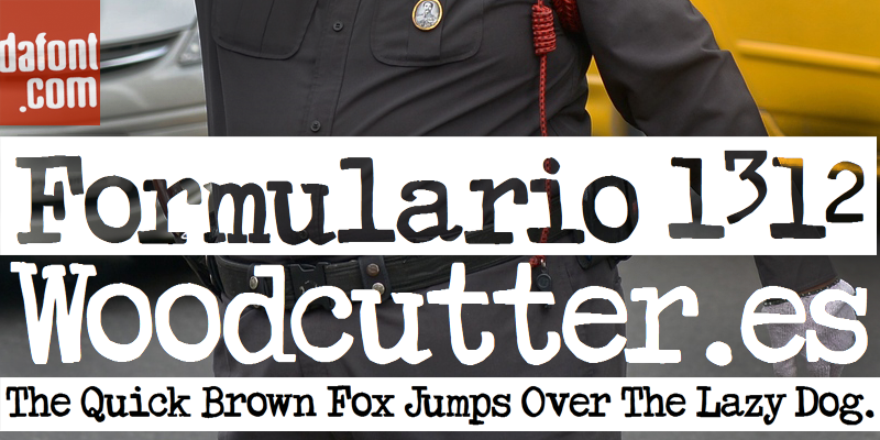 Formulario 1312 Font