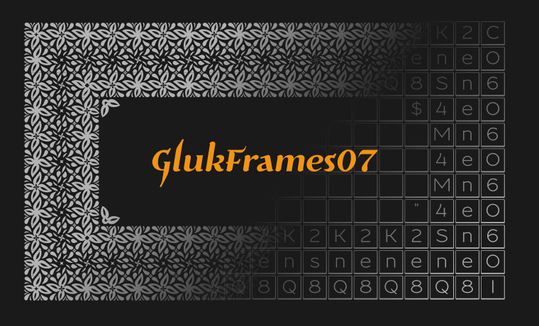 GlukFrames07 Font