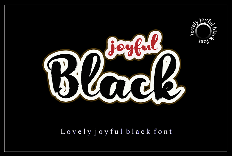 Joyful Black Font