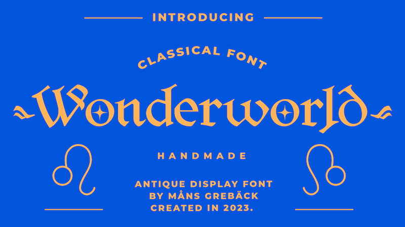 Wonderworld Font