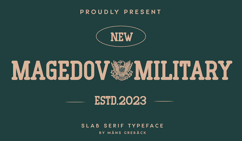 Magedov Military Font