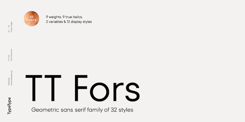 TT Fors Display Font