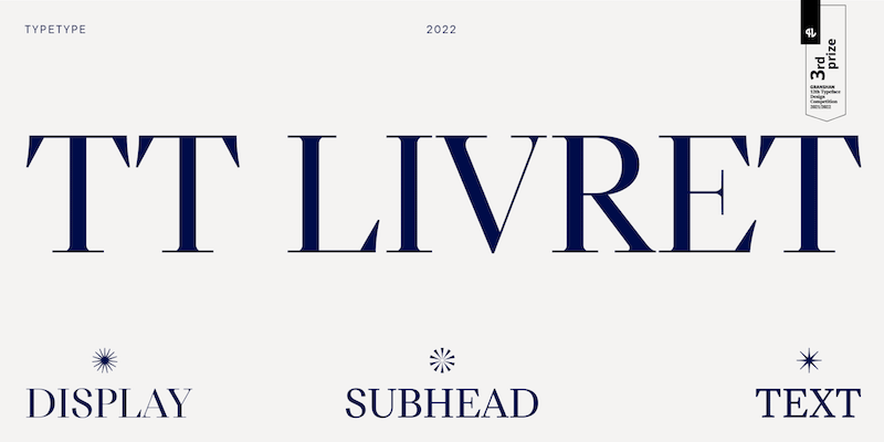 TT Livret Subhead Font