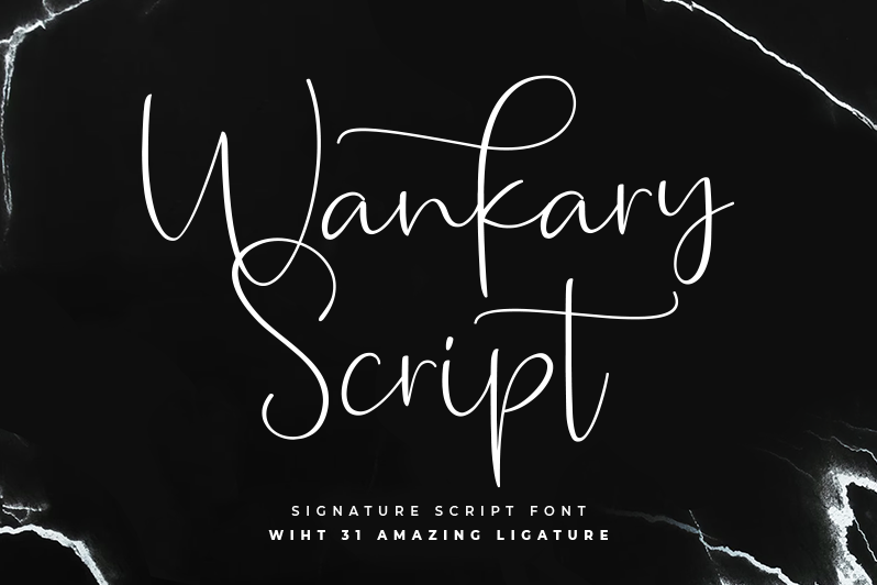 Wankary Script Font