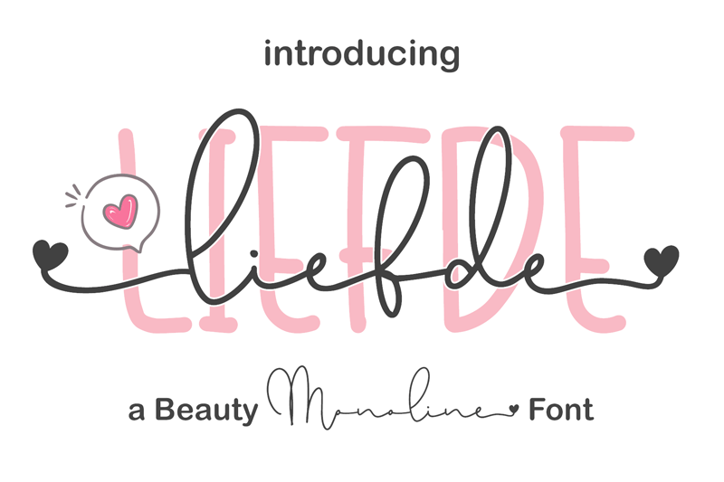 Liefde Font