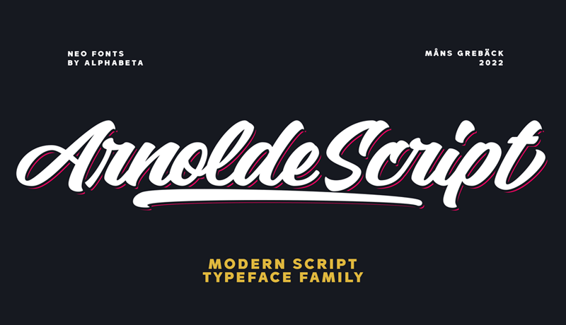 Arnolde Script Font