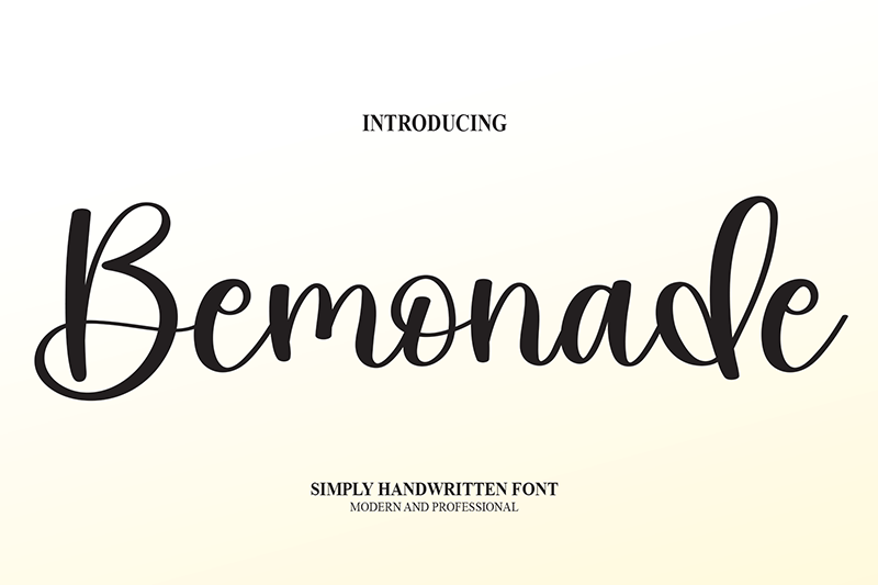 Bemonade Font